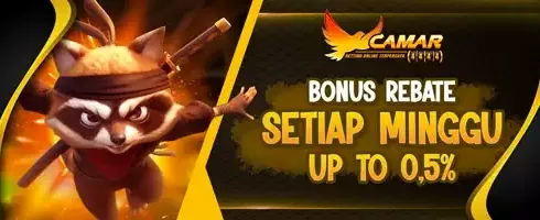 Rebate Mingguan Slot Game hingga 0.5% banner